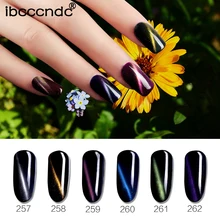 Magie 3D Caméléon Oeil de Chat couche de finition 7ml UV et LED Tremper hors UV vernis À Ongles Vernis Colle besoin D'aimant D'oeil de Chat de Conception D'art de Clou de Gel Vernis(China)
