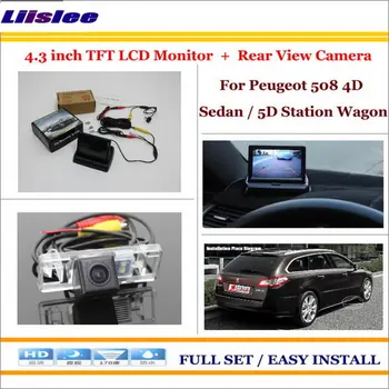 Liislee For Peugeot 508 4D Sedan / 5D Station Wagon Car Rear Camera + 4.3" TFT LCD Screen Monitor = 2 in 1 Back Parking System
Liislee For Peugeot 508 4D Sedan / 5D Station Wagon Car Rear Camera + 4.3" TFT LCD Screen Monitor = 2 in 1 Back Parking System