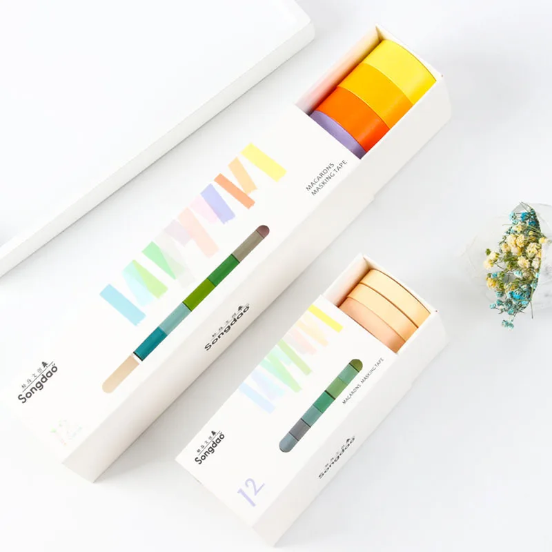 BLINGIRDSongdo Wenchuang solid color set macarons pure color color candy color creative simple hand account and paper tape
BLINGIRDSongdo Wenchuang solid color set macarons pure color color candy color creative simple hand account and paper tape