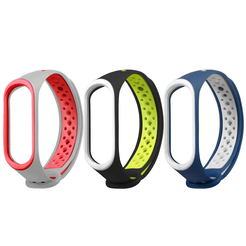 3PC Silicone Wristband Mi Band 4 Bracelet Replacement Ventilate Sport Wristband Wrist Strap For Xiaomi Mi Band 4 Bracelet C0711
3PC Silicone Wristband Mi Band 4 Bracelet Replacement Ventilate Sport Wristband Wrist Strap For Xiaomi Mi Band 4 Bracelet C0711