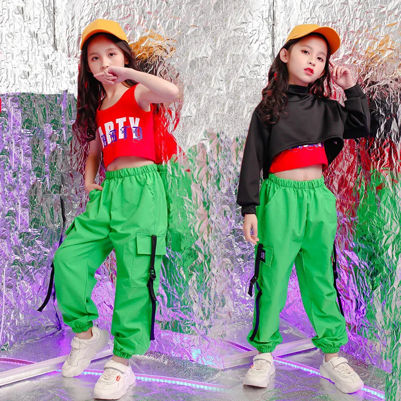 Children Hip Hop Clothing Sweatshirt Top Crop Running Casual Pants for Girl Kid Jazz Dance Costume Wear Ballroom Dancing Clothes
Children Hip Hop Clothing Sweatshirt Top Crop Running Casual Pants for Girl Kid Jazz Dance Costume Wear Ballroom Dancing Clothes