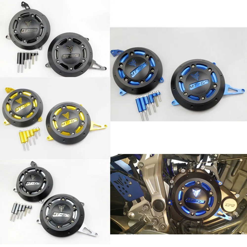 2Pcs Motorcycle Engine Stator Case Cover Engine Protective Clutch Cover Crash For YAMAHA MT-07 MT07 FZ-07 FZ 07 2014 2015 2016
2Pcs Motorcycle Engine Stator Case Cover Engine Protective Clutch Cover Crash For YAMAHA MT-07 MT07 FZ-07 FZ 07 2014 2015 2016