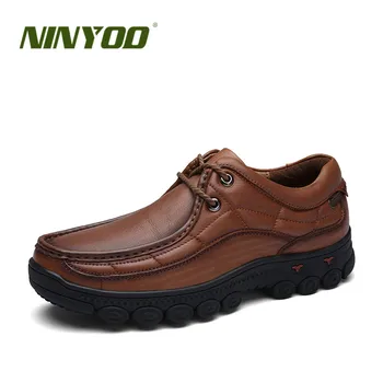 NINYOO Top Quality Handmade Father's Shoes Men Genuine Leather Casual Shoes Wearproof Massage Autumn Outdoor Plus Size 46 47 48
NINYOO Top Quality Handmade Father's Shoes Men Genuine Leather Casual Shoes Wearproof Massage Autumn Outdoor Plus Size 46 47 48