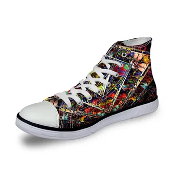 Noisydesigns ladies vintage high top sneakers girls casual vulcanized Women Symmetrical pattern cool 3D print flat canvas shoes
Noisydesigns ladies vintage high top sneakers girls casual vulcanized Women Symmetrical pattern cool 3D print flat canvas shoes