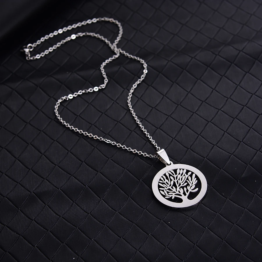 Trendy Tree of Life Choker Women Necklace Stainless Steel Never Fade Link Chain Men Pendants & Necklaces Love Wedding Jewelry
Trendy Tree of Life Choker Women Necklace Stainless Steel Never Fade Link Chain Men Pendants & Necklaces Love Wedding Jewelry