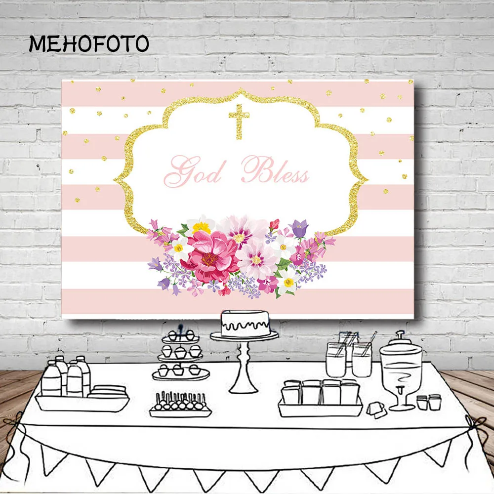 Vinyl Photography Background Baby Shower God Bless Girls Birthday Party Pink Stripes Flower Jesus Cross Children Photo Studio
Vinyl Photography Background Baby Shower God Bless Girls Birthday Party Pink Stripes Flower Jesus Cross Children Photo Studio