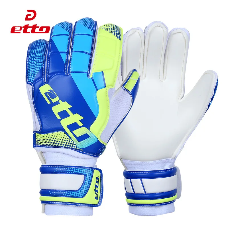 Etto Professional Latex Goalkeeper Gloves Men Women Football Soccer Training Match Goalie Gloves With Fingers Protection HSG417
Etto Professional Latex Goalkeeper Gloves Men Women Football Soccer Training Match Goalie Gloves With Fingers Protection HSG417