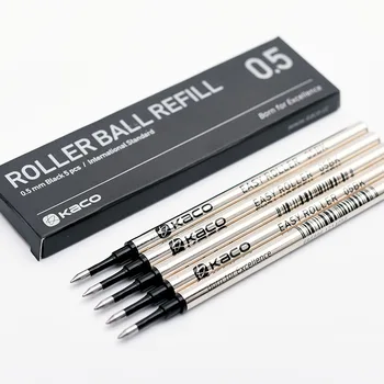 5pcs/box International Standard Kaco Rollerball Refill Metal Rod Black Ink 0.5mm Sign Pens Refills School Office Supplies
5pcs/box International Standard Kaco Rollerball Refill Metal Rod Black Ink 0.5mm Sign Pens Refills School Office Supplies
