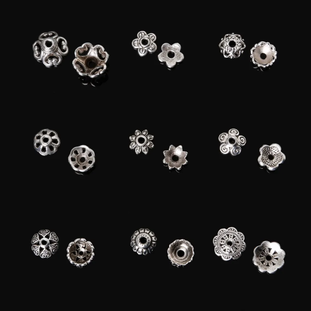 334Pcs Metal Flower Bead Caps Vintage Filigree DIY Jewelry Making Findings Mixed Silver Plated Accessories components supplies
334Pcs Metal Flower Bead Caps Vintage Filigree DIY Jewelry Making Findings Mixed Silver Plated Accessories components supplies