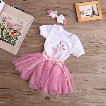 3PCS Newborn Baby Girl 1st Crown Romper Bodysuit Headband Birthday Tutu Skirt Outfit Hot Sale
3PCS Newborn Baby Girl 1st Crown Romper Bodysuit Headband Birthday Tutu Skirt Outfit Hot Sale