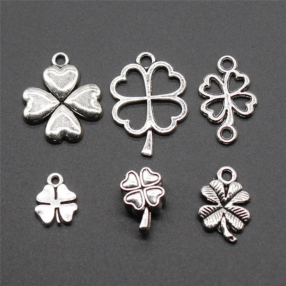 20pcs Good Luck Clover Charms Antique Silver Color Lucky Clover Charms Jewelry Clover Lucky Charms For Jewelry Making
20pcs Good Luck Clover Charms Antique Silver Color Lucky Clover Charms Jewelry Clover Lucky Charms For Jewelry Making