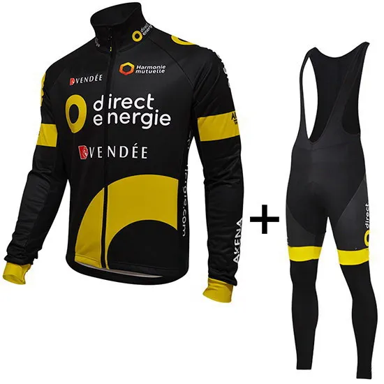 WINTER FLEECE THERMAL 2016 DIRECT ENERGIE TEAM LONG SLEEVE CYCLING JERSEY CYCLING WEAR ROPA CICLISMO+ BIB PANTS 3D GEL PAD SET
WINTER FLEECE THERMAL 2016 DIRECT ENERGIE TEAM LONG SLEEVE CYCLING JERSEY CYCLING WEAR ROPA CICLISMO+ BIB PANTS 3D GEL PAD SET
