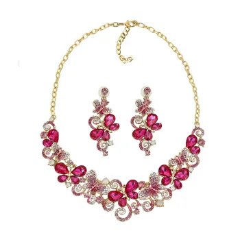 808 STORE Luxury Wedding Engagement Jewelry Sets Crystal Necklace Fashion Earrings Jewelry Gift Charm Women Party Accessories
808 STORE Luxury Wedding Engagement Jewelry Sets Crystal Necklace Fashion Earrings Jewelry Gift Charm Women Party Accessories