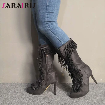 Brand Design Big Size 47 Sexy Fringes Women Shoes Female Boots Woman Prom Party Thin High Heels Lady Shoes Woman Boots
Brand Design Big Size 47 Sexy Fringes Women Shoes Female Boots Woman Prom Party Thin High Heels Lady Shoes Woman Boots
