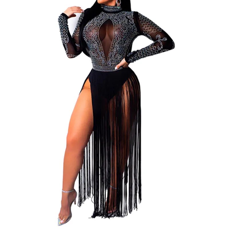 2019 Spring Modern Lady Women Dresses Sexy Club Party Going Out Elegant Sheer Sequined Layered Fringe Detail Dress
2019 Spring Modern Lady Women Dresses Sexy Club Party Going Out Elegant Sheer Sequined Layered Fringe Detail Dress