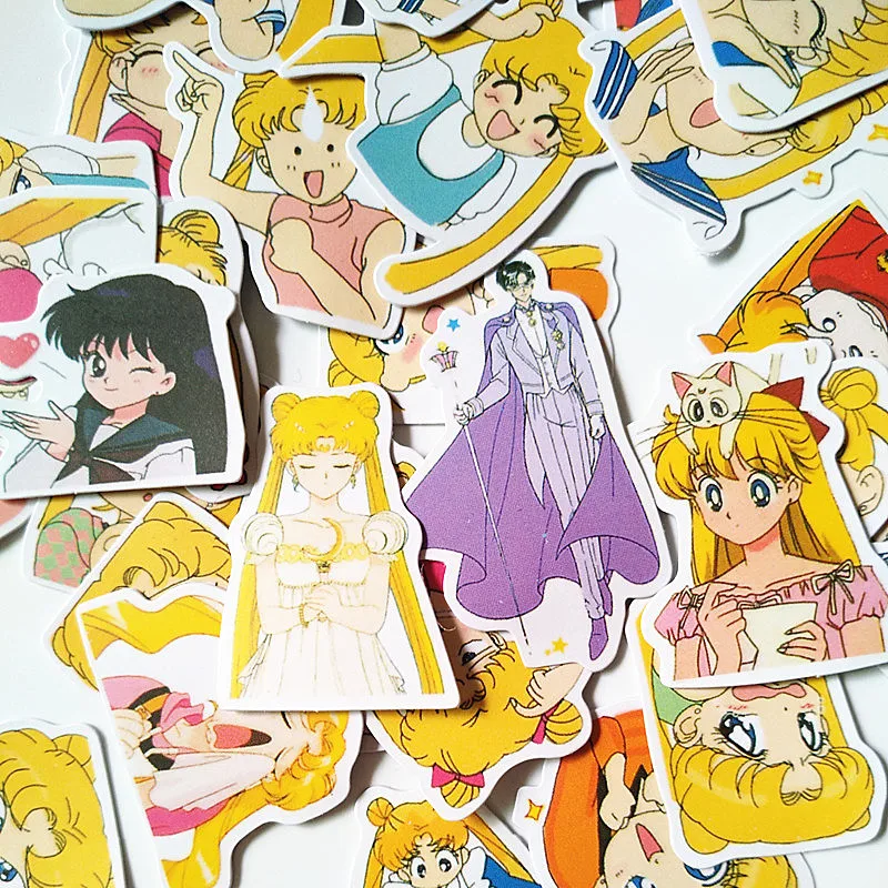 33pcs/bag Creative Cute Pretty guardian Sailor Moon Scrapbooking vsco Stickers Decorative decoration girls paper pegatinas
33pcs/bag Creative Cute Pretty guardian Sailor Moon Scrapbooking vsco Stickers Decorative decoration girls paper pegatinas