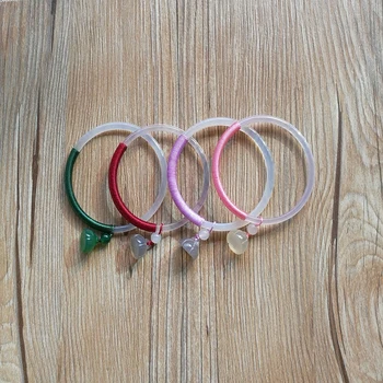 Fashion Retro ice lotus bracelet Natural jade pith fine bracelet winding bracelet very fine narrow white agate Pith bracelet
Fashion Retro ice lotus bracelet Natural jade pith fine bracelet winding bracelet very fine narrow white agate Pith bracelet