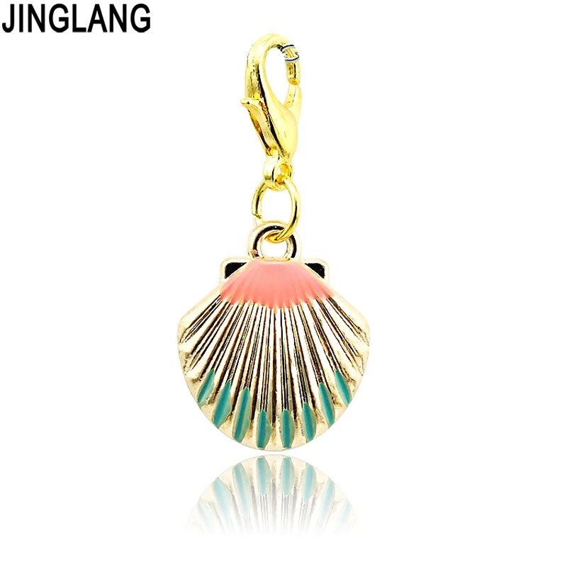 JINGLANG Promotio! Brand New High Quality Fashion Colorful Oil Drop Shell Pendant Lobster Clasp Charm for Jewelry Accessories
JINGLANG Promotio! Brand New High Quality Fashion Colorful Oil Drop Shell Pendant Lobster Clasp Charm for Jewelry Accessories