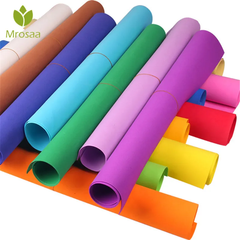 New Arrival Mrosaa 1pc 25 color Multicolor EVA Sponge Foam Paper Fold Scrapbooking Paper Baby Kid Craft DIY Handicraft 50X50CM
New Arrival Mrosaa 1pc 25 color Multicolor EVA Sponge Foam Paper Fold Scrapbooking Paper Baby Kid Craft DIY Handicraft 50X50CM
