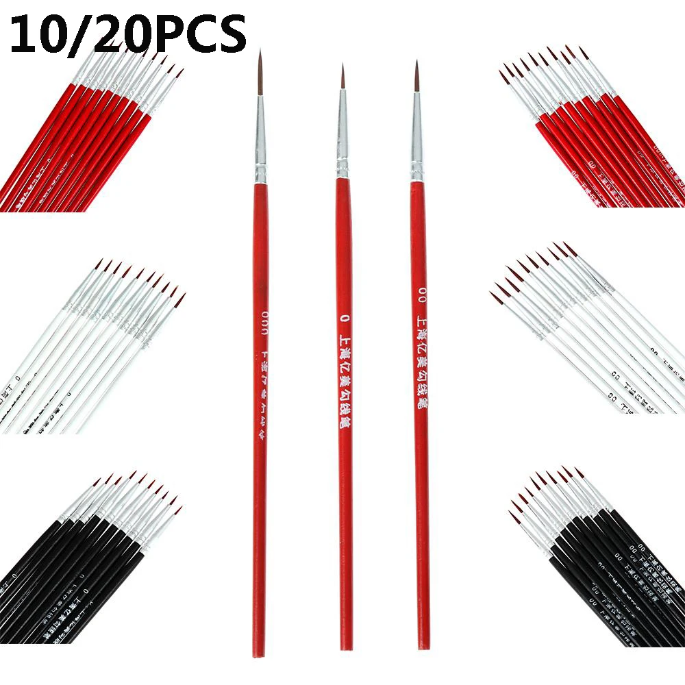 10PCS/Set Fine Practical Hand Painted Thin Hook Line Pen Art Supplies Drawing Art Pen Paint Brush Nylon Brush Acrylic Painting
10PCS/Set Fine Practical Hand Painted Thin Hook Line Pen Art Supplies Drawing Art Pen Paint Brush Nylon Brush Acrylic Painting