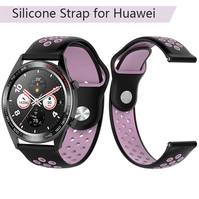 Double Color Rubber Watchband Silicone Replacement Wrist Strap Band for Huawei Honor Magic Watch Band Wristband Bracelet Belt
Double Color Rubber Watchband Silicone Replacement Wrist Strap Band for Huawei Honor Magic Watch Band Wristband Bracelet Belt