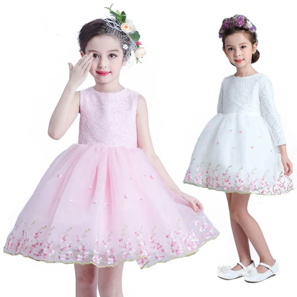 Children Girls Floral Pink White Princess Dress Flower Girls Lace Dress With Big Bowknot
Children Girls Floral Pink White Princess Dress Flower Girls Lace Dress With Big Bowknot