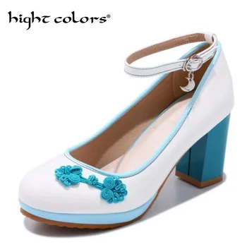New Women Pumps Platform High Heels Party Shoes Elegant High Heels Ankle Strap Shoes Office Lady Pumps Large Size 34-48
New Women Pumps Platform High Heels Party Shoes Elegant High Heels Ankle Strap Shoes Office Lady Pumps Large Size 34-48