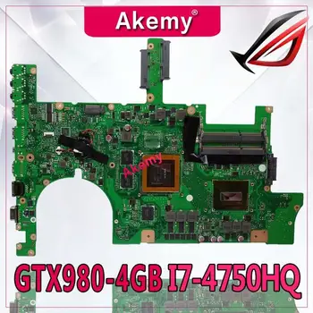 Akemy ROG G751JY Laptop motherboard For Asus G751JY G751JT G751JL G751J G751Tested original mainboard I7-4750HQ SR18J GTX980-4GB
Akemy ROG G751JY Laptop motherboard For Asus G751JY G751JT G751JL G751J G751Tested original mainboard I7-4750HQ SR18J GTX980-4GB
