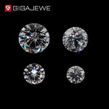 GIGAJEWE EF Color 0.8ct 6mm VVS1 Round Excellent Cut Moissanite Loose Stone Diamond Test Passed LAB Gem For Jewelry Making
GIGAJEWE EF Color 0.8ct 6mm VVS1 Round Excellent Cut Moissanite Loose Stone Diamond Test Passed LAB Gem For Jewelry Making