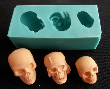 Silicone Mold Skulls Moulds Cake Decoration Fondant Cake Decoration Clay Mold Heads Three&four Holes Halloween Silicone Rubber
Silicone Mold Skulls Moulds Cake Decoration Fondant Cake Decoration Clay Mold Heads Three&four Holes Halloween Silicone Rubber