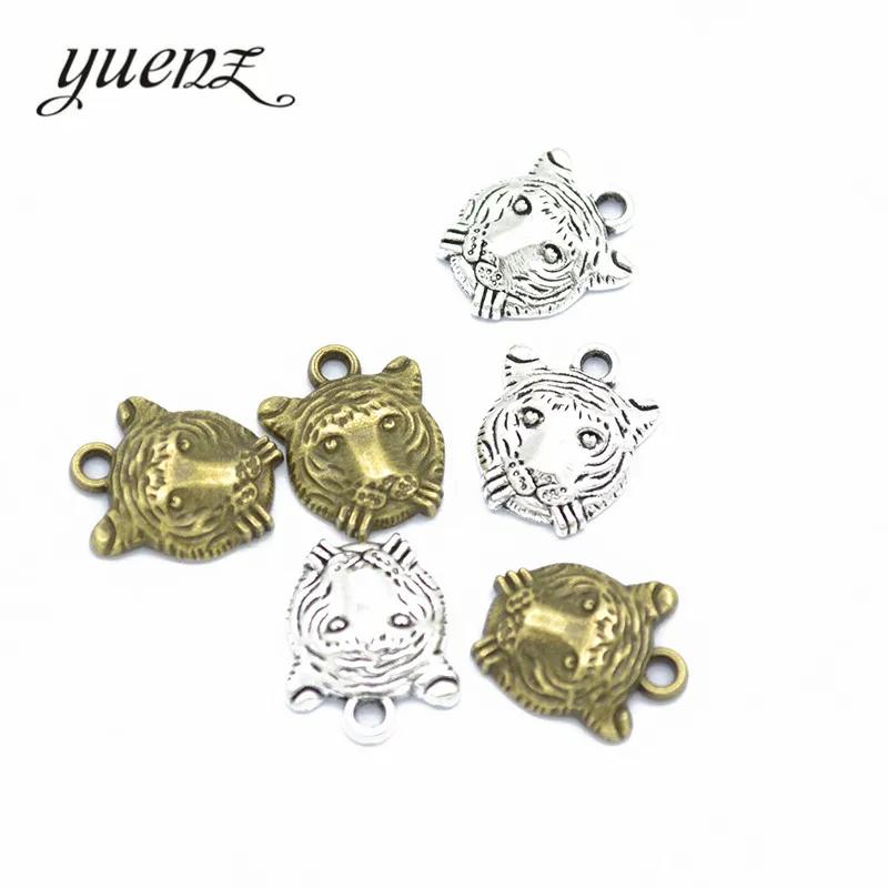 YuenZ 20 pcs Tiger Charms Antique Pendants for Jewelry Making Necklace Bracelet Accessories Findings 15*12mm D9265
YuenZ 20 pcs Tiger Charms Antique Pendants for Jewelry Making Necklace Bracelet Accessories Findings 15*12mm D9265