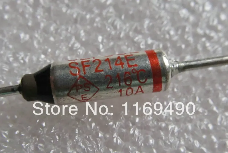 10pcs SEFUSE Thermal Cutoffs SF214E Thermal Fuse 216 C TF Cutoff 10A 250V New Free shipping
10pcs SEFUSE Thermal Cutoffs SF214E Thermal Fuse 216 C TF Cutoff 10A 250V New Free shipping