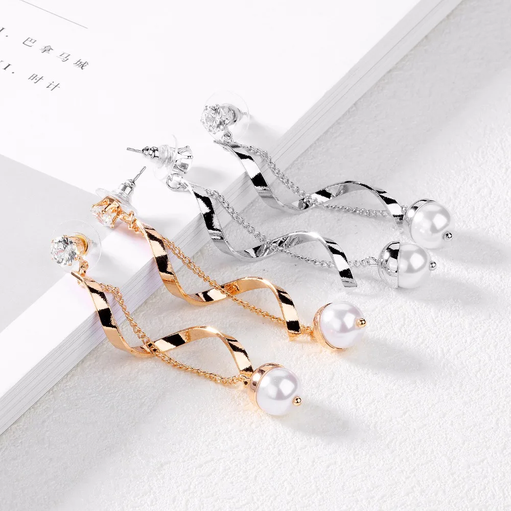 Fashion Jewelry White Cubic Zircon Earrings For Women And Ladies Long Earrings For Femme Gold Silver Color Earrings Cute Girl
Fashion Jewelry White Cubic Zircon Earrings For Women And Ladies Long Earrings For Femme Gold Silver Color Earrings Cute Girl