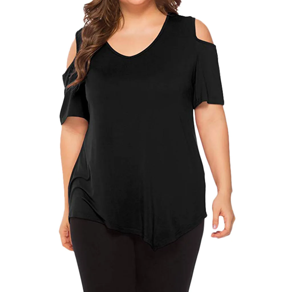 Plus Size Summer Womens Tops And Blouses Clothes 2019 Streetwear Cold Shoulder Blouse Women Tunic Ladies Tops Fashion Clothing
Plus Size Summer Womens Tops And Blouses Clothes 2019 Streetwear Cold Shoulder Blouse Women Tunic Ladies Tops Fashion Clothing