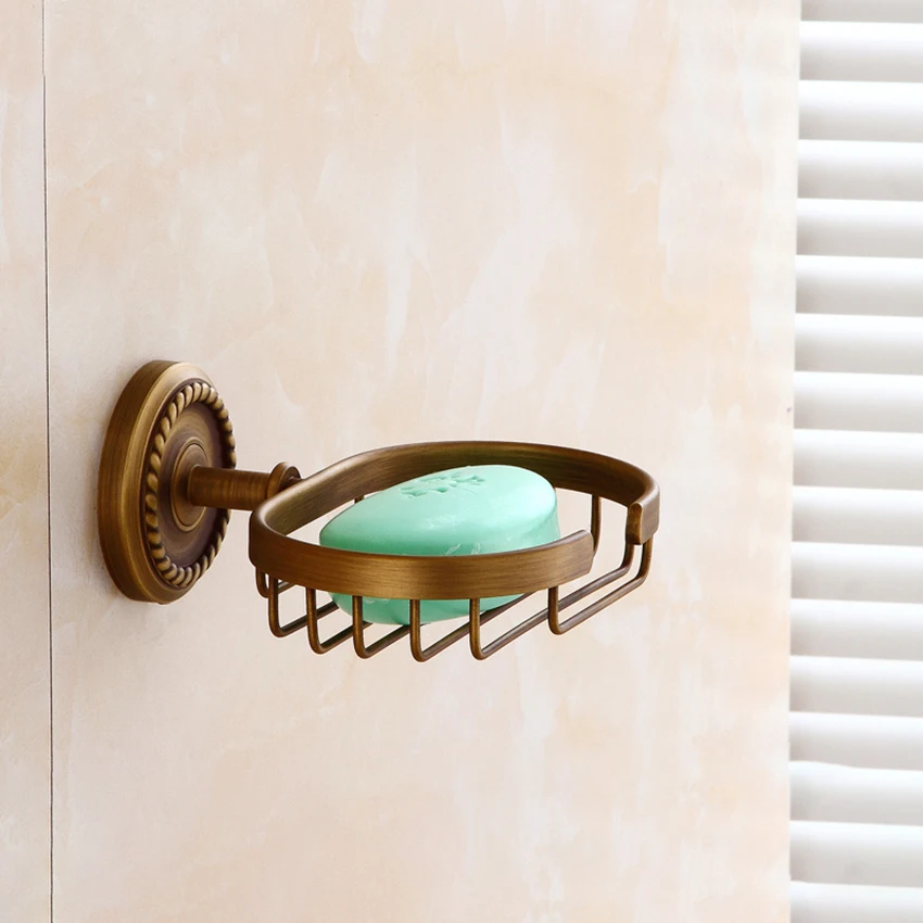 Bathroom Antique Soap Dishes Carved Tray Home Hotel Drain Shelf Vintage Wall-mounted Brass Soap Holder Rack Punch-free
Bathroom Antique Soap Dishes Carved Tray Home Hotel Drain Shelf Vintage Wall-mounted Brass Soap Holder Rack Punch-free