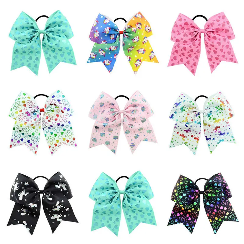 Cute Unicorn Hair Rope Fashion Ribbon Bow Headwear Girls Kids Unicorn/Heart Bows Ponytail Hair Bows Rubber Band Hair Accessories
Cute Unicorn Hair Rope Fashion Ribbon Bow Headwear Girls Kids Unicorn/Heart Bows Ponytail Hair Bows Rubber Band Hair Accessories