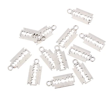 10pcs antique tibetan silver tone gothic punk razor blade alloy charms pendant fit bracelet necklace DIY jewelry findings
10pcs antique tibetan silver tone gothic punk razor blade alloy charms pendant fit bracelet necklace DIY jewelry findings