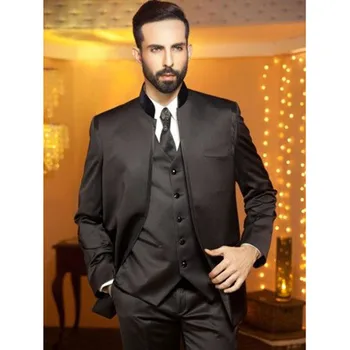 Elegant Dark grey Mens Suits terno masculino 2018 Slim Fit Formal Party Tuxedo Groomsmen Wedding men suit (Jacket+Pants+Vest)
Elegant Dark grey Mens Suits terno masculino 2018 Slim Fit Formal Party Tuxedo Groomsmen Wedding men suit (Jacket+Pants+Vest)