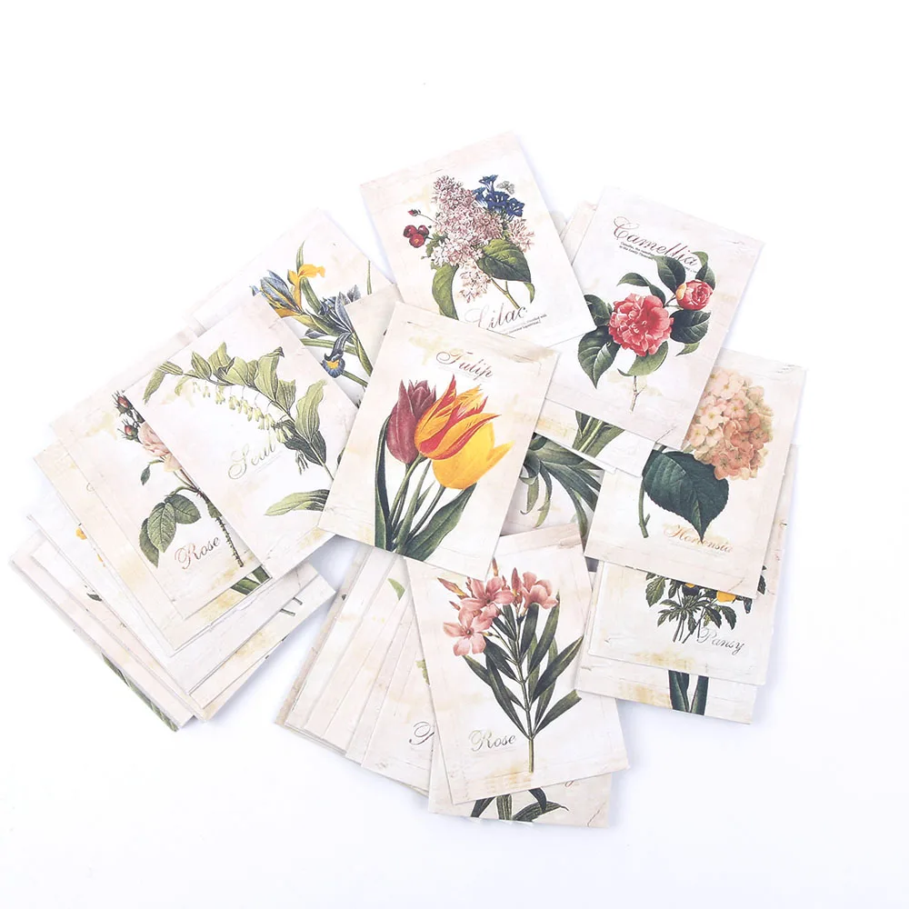 52 pcs/bag DIY Mini Cute Flower Paper Sticker Vintage Retro Paper for Scrapbooking Home Decoration
52 pcs/bag DIY Mini Cute Flower Paper Sticker Vintage Retro Paper for Scrapbooking Home Decoration