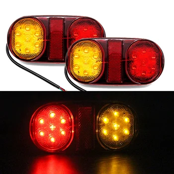 Marlaa 2PCS DC10-30V 14LEDS Trailer Truck LED Tail Light Lamp Yacht Car-Trailer Taillight Reversing Running Brake Turn Lights
Marlaa 2PCS DC10-30V 14LEDS Trailer Truck LED Tail Light Lamp Yacht Car-Trailer Taillight Reversing Running Brake Turn Lights