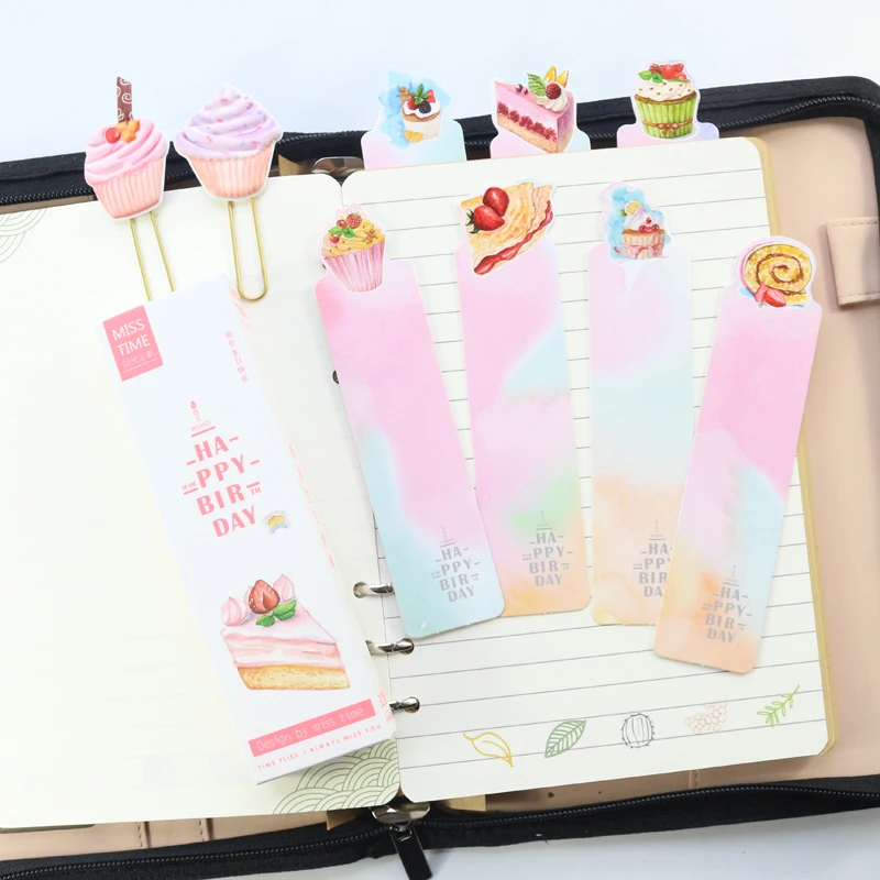 Domikee cute creative cakes shape office school bookmarks for book kawaii sweet paper book marks stationery supplies 30pcs
Domikee cute creative cakes shape office school bookmarks for book kawaii sweet paper book marks stationery supplies 30pcs