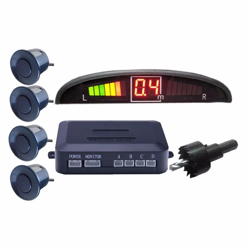 Car LED display parking sensor kit Multi-Color 4 Sensors Reverse Backup Radar System,Free Shipping
Car LED display parking sensor kit Multi-Color 4 Sensors Reverse Backup Radar System,Free Shipping