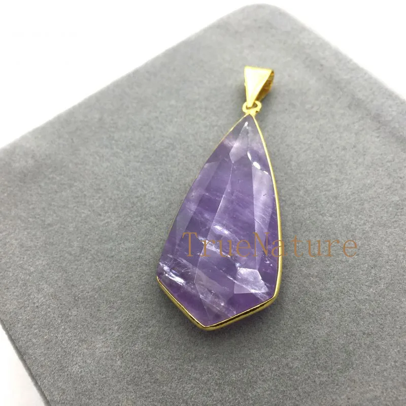 Discounts Jewelry Fashion Faceted Amethysts Pendant Purple Crystal Teardrop Charms For Jewelry Making In 56*25 mm PM5080
Discounts Jewelry Fashion Faceted Amethysts Pendant Purple Crystal Teardrop Charms For Jewelry Making In 56*25 mm PM5080