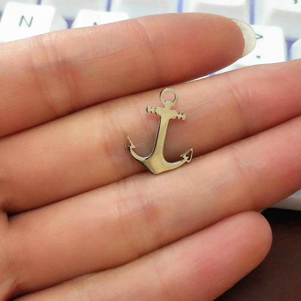 5Pcs/Lot Anchor Charms high polished steel Pendant-Mirror surface-13x16mm-fit your design-parts for bracelet necklace -M0050
5Pcs/Lot Anchor Charms high polished steel Pendant-Mirror surface-13x16mm-fit your design-parts for bracelet necklace -M0050