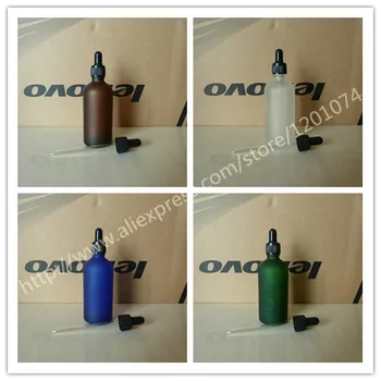 100ml blue/green/clear/brown frosted Glass Essential Oil Bottle With black plastic ring+white/black rubber cap.
100ml blue/green/clear/brown frosted Glass Essential Oil Bottle With black plastic ring+white/black rubber cap.