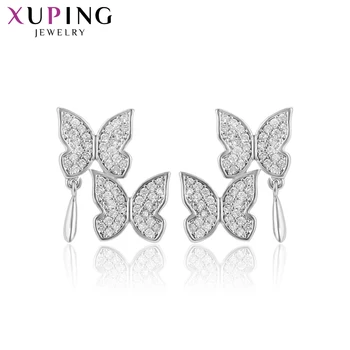 Xuping Lovely Party Vintage Temperament Earrings Butterfly Shape Rhodium Color Plated for Women Family Jewelry Gift 92729
Xuping Lovely Party Vintage Temperament Earrings Butterfly Shape Rhodium Color Plated for Women Family Jewelry Gift 92729