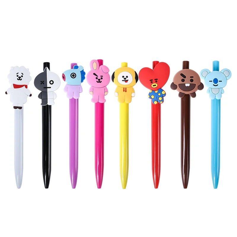 1Pcs New Arrival K-POP Ballpoint Pen JUNGKOOK V TATA Chimmy 0.7mm Black Ink Gel Pen Korean Stationery
1Pcs New Arrival K-POP Ballpoint Pen JUNGKOOK V TATA Chimmy 0.7mm Black Ink Gel Pen Korean Stationery