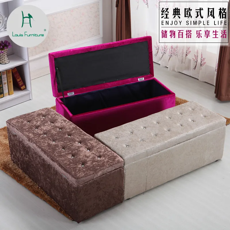Louis Fashion Stools Ottomans Modern Simple European Style Cloth Shop Sofa Solid Wood Storage Shoes Try Shoes
Louis Fashion Stools Ottomans Modern Simple European Style Cloth Shop Sofa Solid Wood Storage Shoes Try Shoes