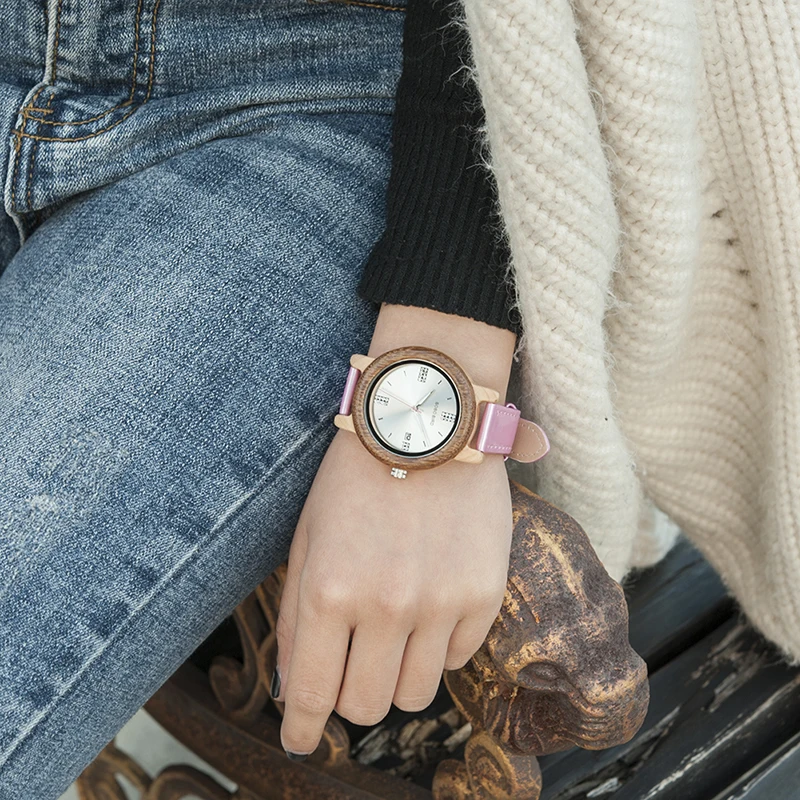 Hocco mitou Montre en bois BOBO BIRD™ Bracelet Ancre Homme