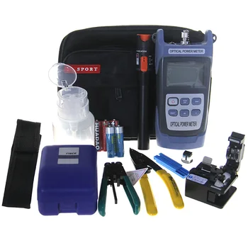 5 pieces Fiber Optic Tool Kit with Cleaver SKL-8A 1mW Visual Fault Locator CFS-3 Stripper Power Meter
5 pieces Fiber Optic Tool Kit with Cleaver SKL-8A 1mW Visual Fault Locator CFS-3 Stripper Power Meter